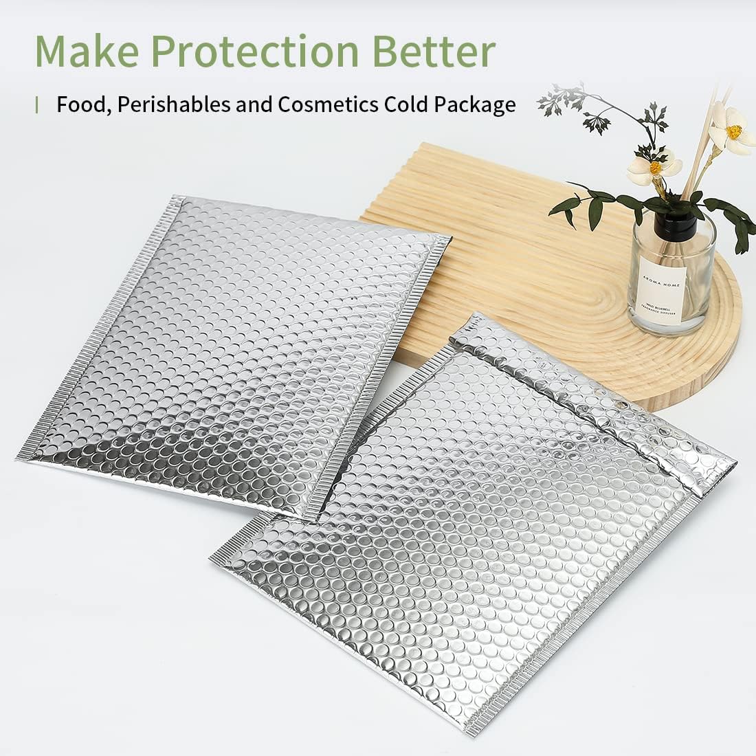 metallic bubble mailer